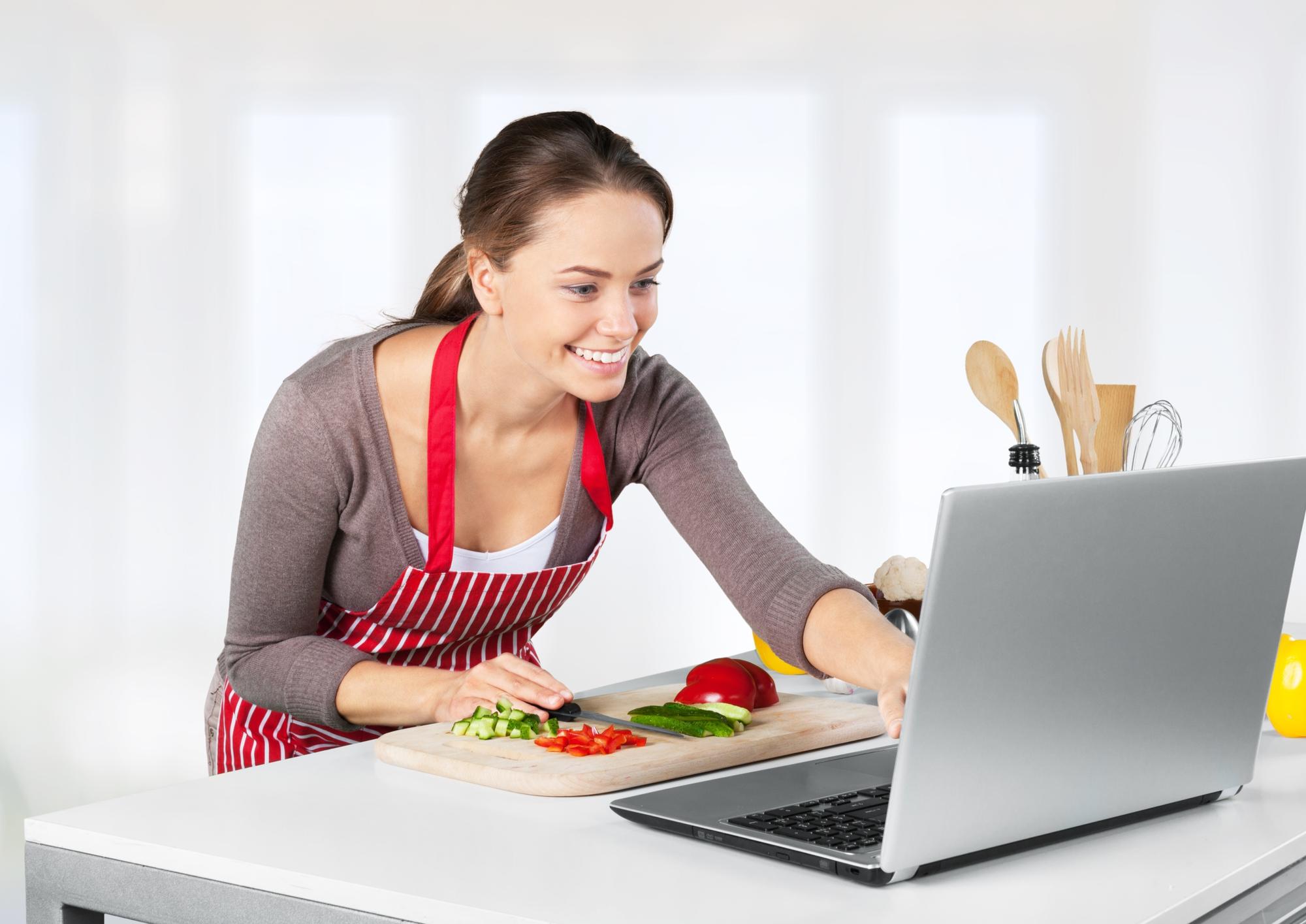Lezione in cucina con studenti